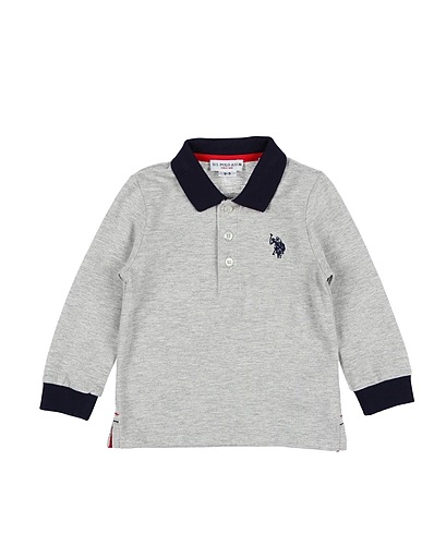 U.S.POLO ASSN. Polo shirt Light grey 100% Cotton