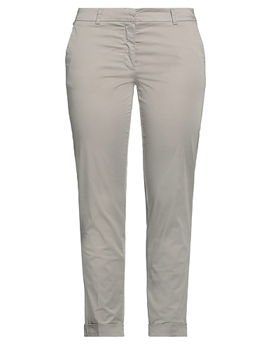 ROSSOPURO Casual trouser Taupe 97% Cotton, 3% Elastane