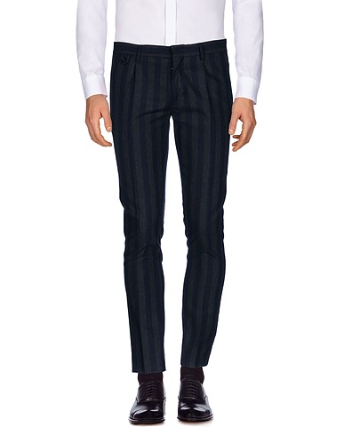 PAOLO PECORA Casual trouser Midnight blue 45% Cotton, 30% Wool, 12% Polyester, 11% Polyamide, 2% Other Fibres