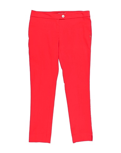 LIU •JO Casual trouser Red 97% Cotton, 3% Elastane