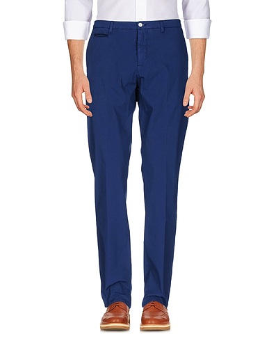 HARMONT & BLAINE Casual pants Midnight blue 97% Cotton, 3% Elastane