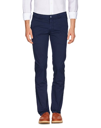 HARMONT & BLAINE Casual trouser Midnight blue 93% Cotton, 7% Elastane