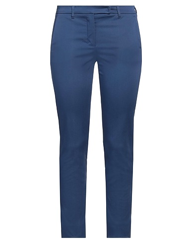 'S MAX MARA Casual trouser Blue 97% Cotton, 3% Elastane