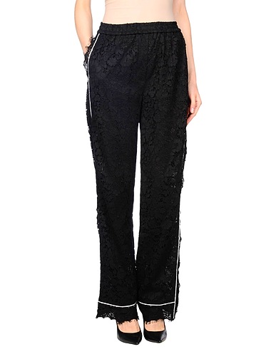DOLCE&GABBANA Casual pants Black 46% Cotton, 43% Viscose, 11% Polyamide