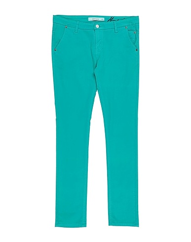 SIVIGLIA Casual trouser Turquoise 97% Cotton, 3% Elastane