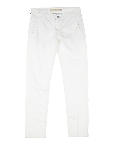 SIVIGLIA Casual trouser White 97% Cotton, 3% Elastane
