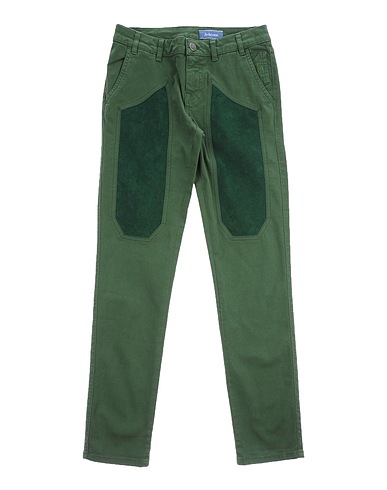 JECKERSON Casual trouser Military green 98% Cotton, 2% Elastane