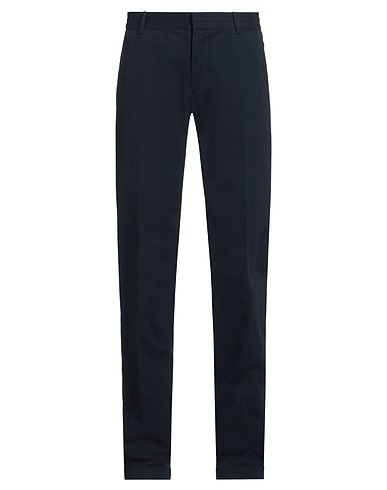 DANIELE ALESSANDRINI Casual trouser Midnight blue 97% Cotton, 3% Lycra®