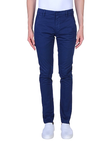 DONDUP Casual trouser Midnight blue 96% Cotton, 4% Elastane