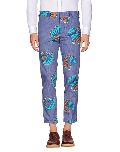 STELLA JEAN Casual pants Blue 100% Cotton