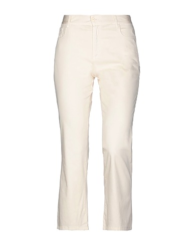 MERCI ITALIA Pantalone Avorio 97% Cotone, 3% Elastan