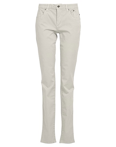 JECKERSON Pantalon Gris clair 98% Coton, 2% Élasthanne