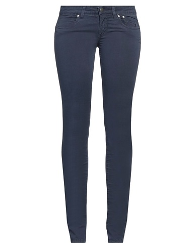 JECKERSON Casual trouser Navy blue 98% Cotton, 2% Elastane
