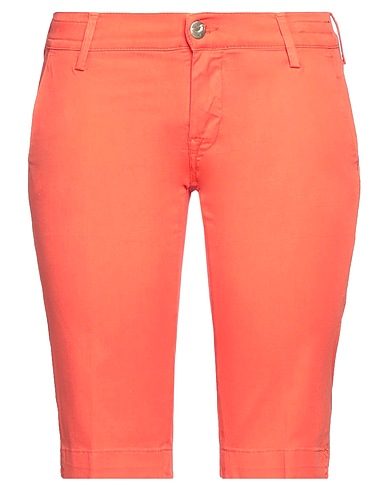 JACOB COHЁN Shorts & Bermuda Orange 65% Cotton, 32% Lyocell, 3% Elastane