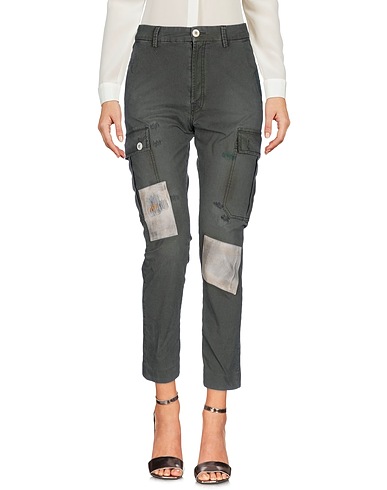 (+) PEOPLE Cargo Military green 97% Cotton, 3% Elastane