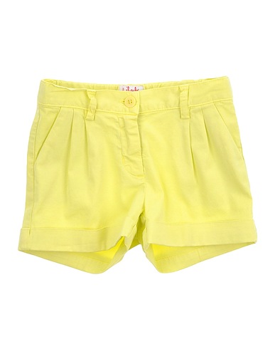 IL GUFO Shorts & Bermuda Acid green 98% Cotton, 2% Elastane