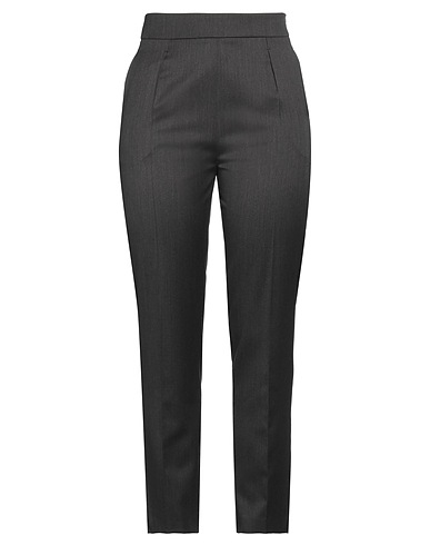 PAULE KA Casual pants Dark brown 100% Virgin Wool