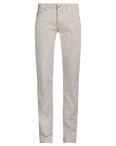 JACOB COHЁN Casual pants Light grey 96% Cotton, 4% Elastane