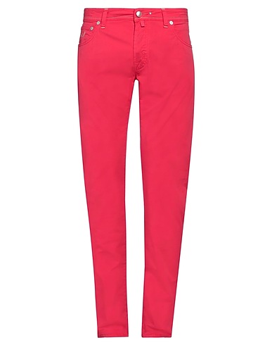 JACOB COHЁN Casual trouser Fuchsia 96% Cotton, 4% Elastane