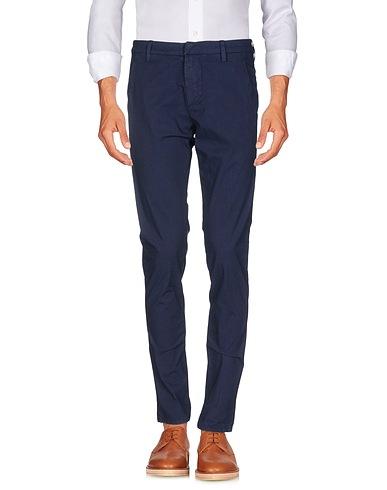 DONDUP Casual trouser Slate blue 96% Cotton, 4% Elastane