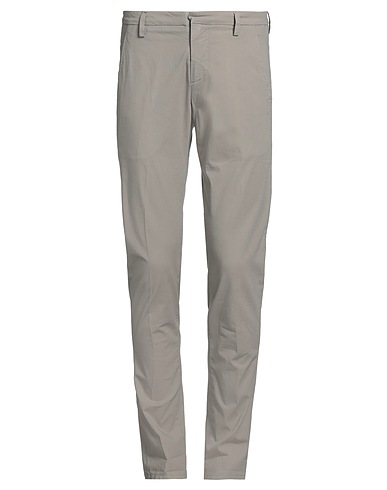 DONDUP Casual trouser Light grey 96% Cotton, 4% Elastane
