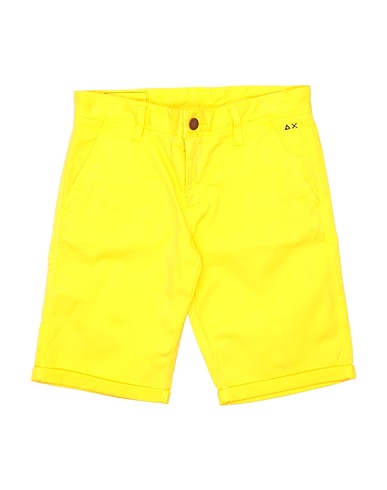 SUN 68 Shorts & Bermuda Yellow 98% Cotton, 2% Elastane
