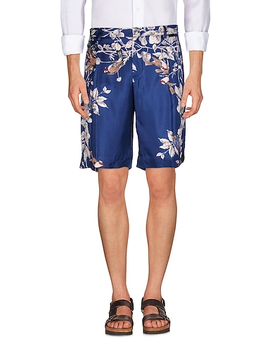 DOLCE&GABBANA Shorts & Bermuda Midnight blue 100% Silk