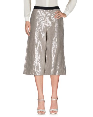 Esgivien Es'givien Woman Pants Light Grey Size S Linen, Polyurethane