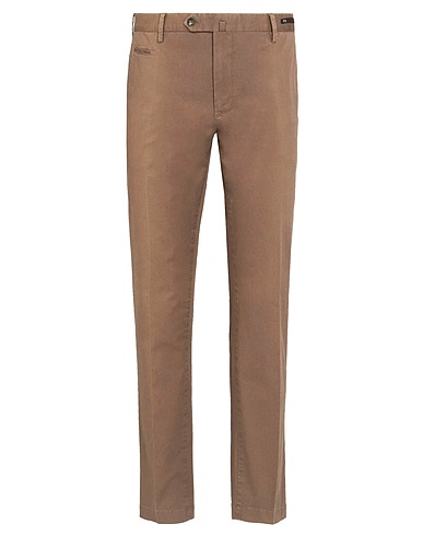 PT Torino Casual trouser Khaki 98% Cotton, 2% Elastane