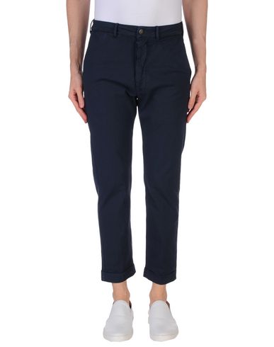 People (+)  Man Pants Midnight Blue Size 30 Cotton, Elastane In Dark Blue