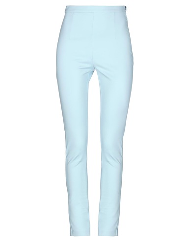 PATRIZIA PEPE Casual trouser Sky blue 48% Cotton, 45% Polyamide, 7% Elastane