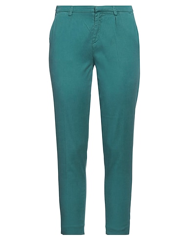 CYCLE Pantalone VERDE PETROLIO 66% Lyocell, 32% Cotone, 2% Elastan