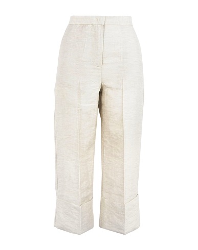 8 Casual trouser Beige 47% Cotton, 42% Linen, 11% Polyester