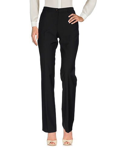 TWINSET Casual trouser Black 52% Polyester, 44% Wool, 4% Elastane