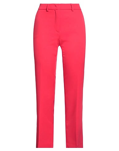 SEVENTY VENEZIA Casual trouser Red 88% Polyester, 12% Elastane