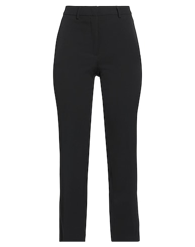 SEVENTY VENEZIA Casual pants Black 88% Polyester, 12% Elastane