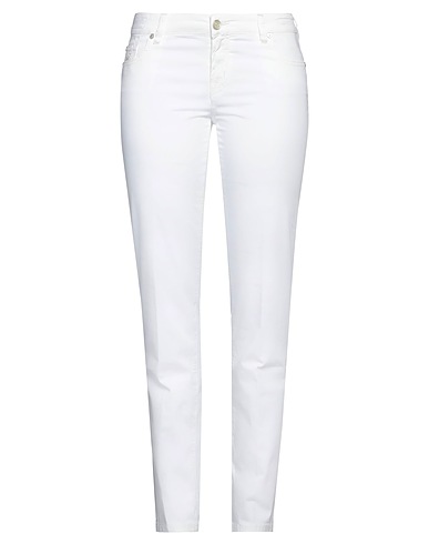 JACOB COHЁN Hosen Elfenbein 97% Baumwolle, 3% Elastan