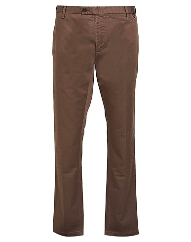 AT.P.CO Casual trouser Dark brown 97% Cotton, 3% Elastane