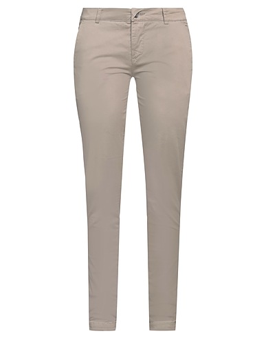 MURPHY & NYE Casual trouser Taupe 96% Cotton, 4% Elastane