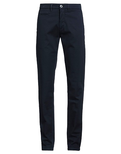 RE_HASH Casual pants Midnight blue 97% Cotton, 3% Elastane