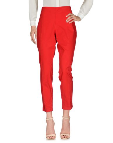 Shop Maliparmi Malìparmi Woman Pants Red Size 10 Cotton, Elastane