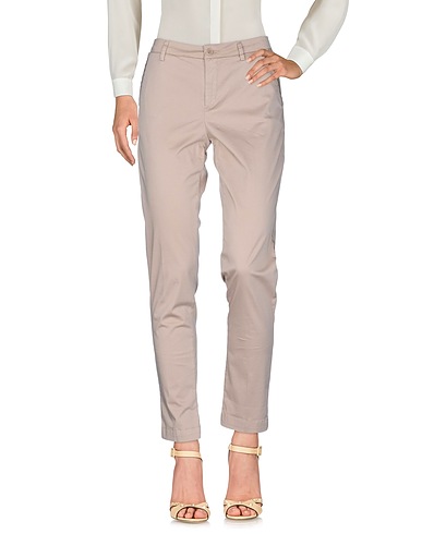 LIU •JO Casual trouser Beige 96% Cotton, 4% Elastane