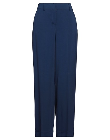 TWINSET Casual trouser Midnight blue 95% Viscose, 5% Elastane