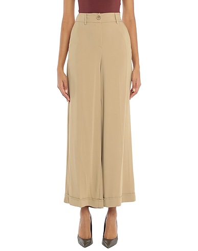 TWINSET Casual pants Beige 95% Viscose, 5% Elastane