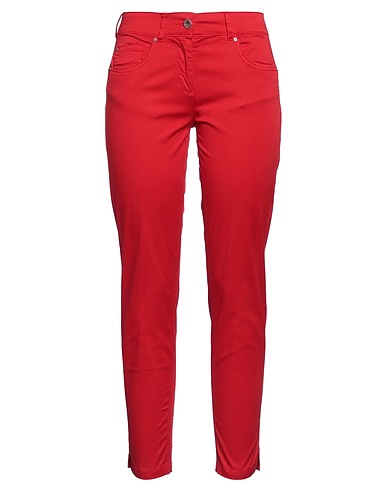 19.70 NINETEEN SEVENTY Pantalon Rouge 98% Coton, 2% Élasthanne