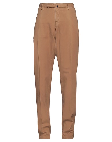 INCOTEX Casual trouser Camel 97% Cotton, 3% Elastane