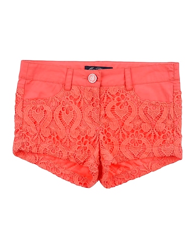 MISS BLUMARINE Shorts & Bermuda Coral 100% Cotton, Polyester