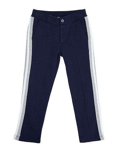 PAOLO PECORA Casual trouser Midnight blue 100% Cotton
