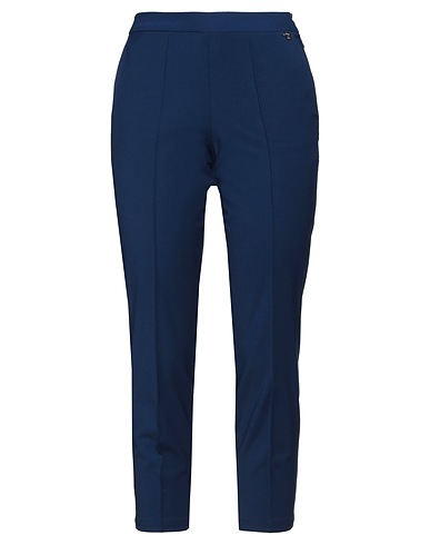TWINSET Casual trouser Blue 52% Polyester, 44% Wool, 4% Elastane