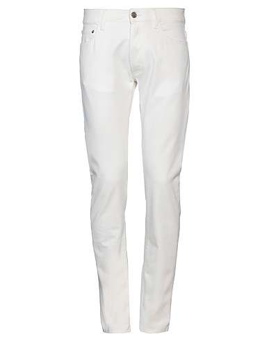 LOW BRAND Casual παντελόνι Λευκό 98% Βαμβάκι, 2% Ελαστάνη